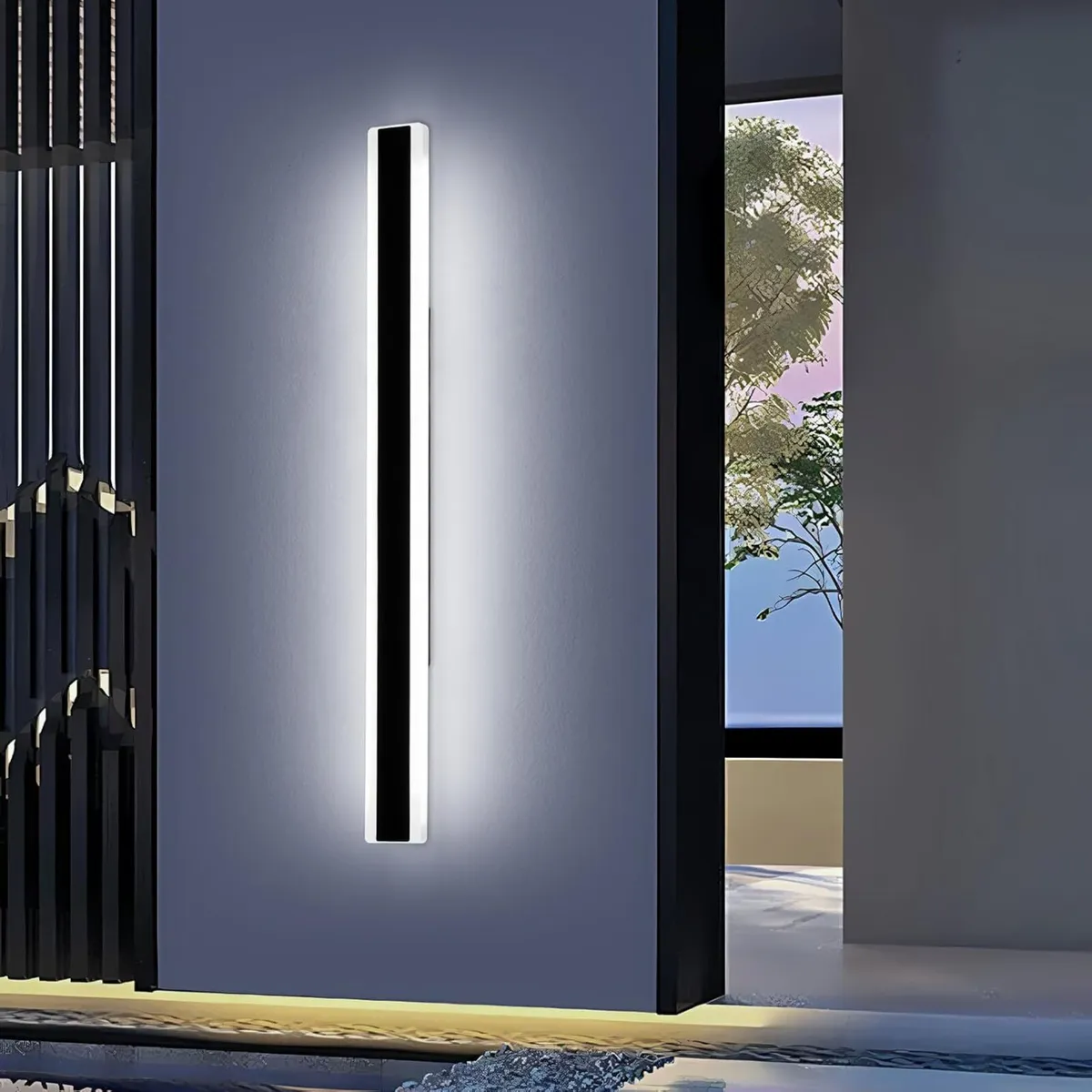 6500K Cool Outdoor Wall Light Modern Porch - Image 1