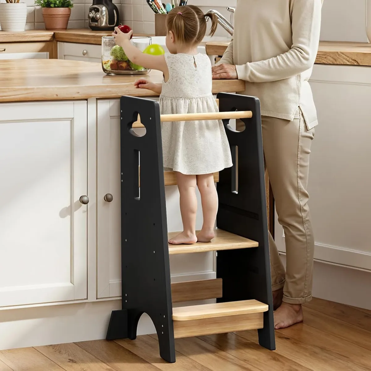 Toddler Step Stool Height Adjustable Kitchen - Image 1