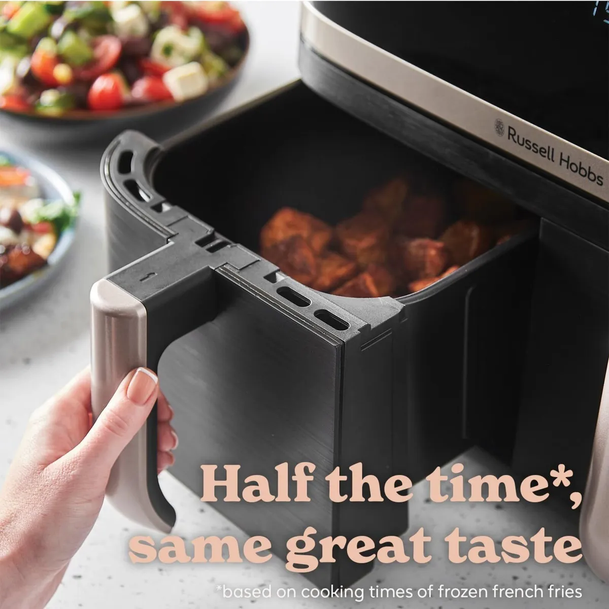 Dual Air Fryer 9L Rapid Airfryer Xxl Basket - Image 2