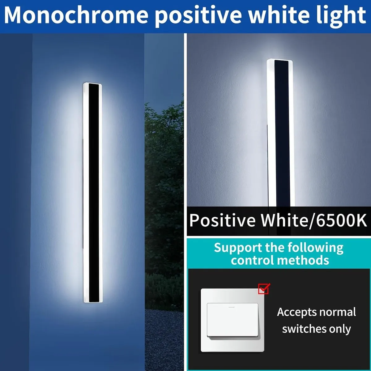 Modern LED Aluminium 120CM Wall Light - Image 3