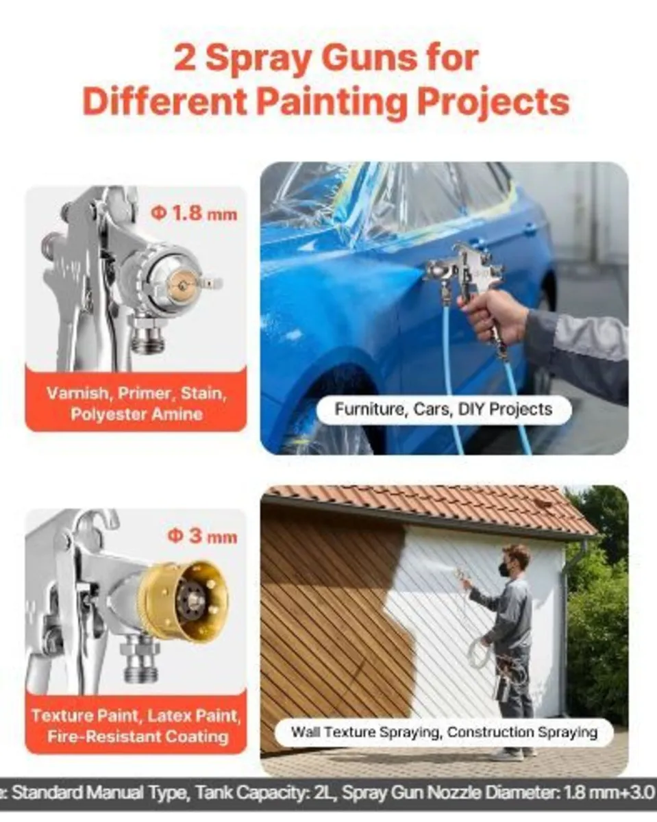 Spray Paint Pressure Pot, 2 L Pressure - Image 4