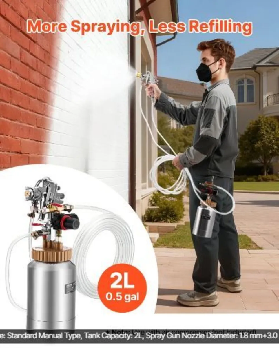 Spray Paint Pressure Pot, 2 L Pressure - Image 3