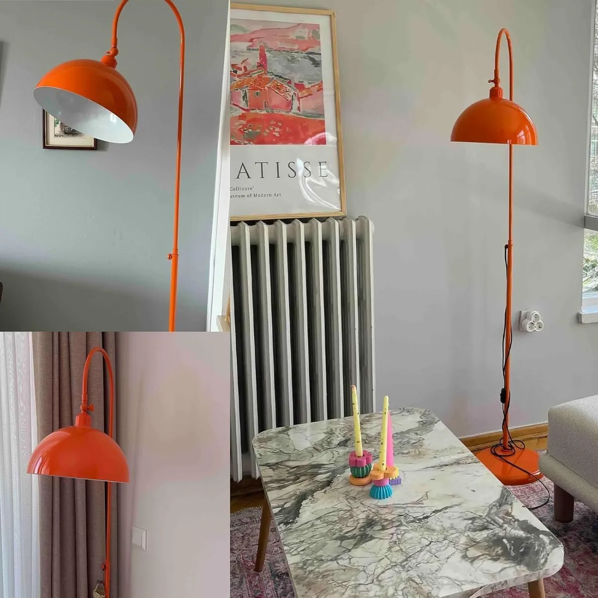 Floor Lamp Metal Modern for Bedroom Living Room - Image 4