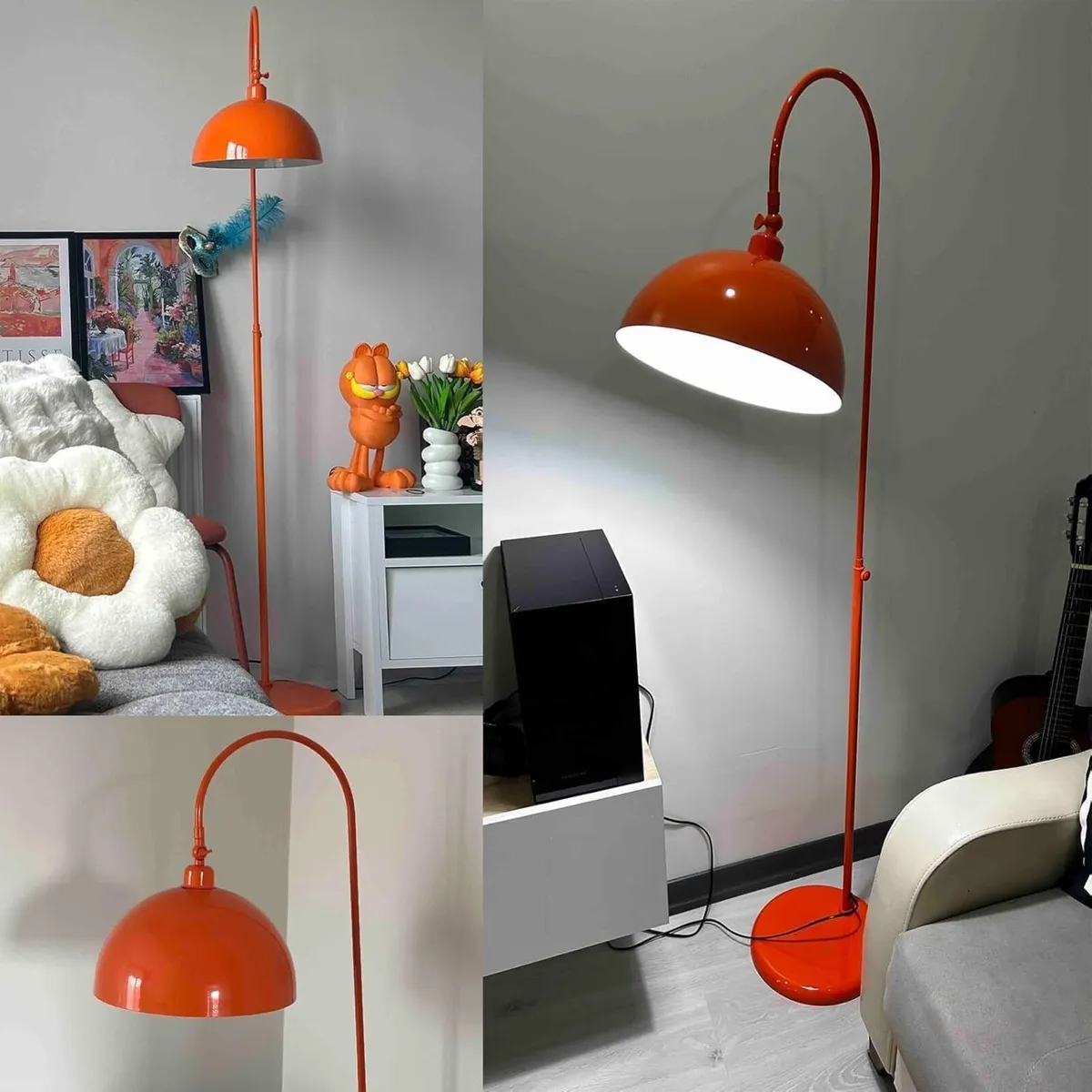 Floor Lamp Metal Modern for Bedroom Living Room - Image 2