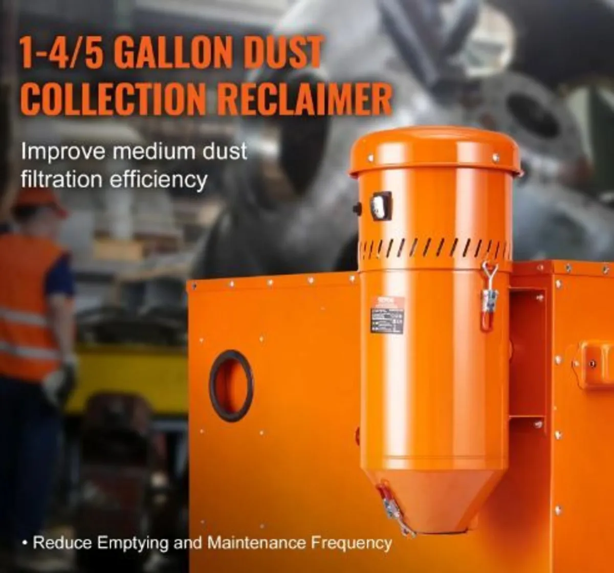 Dust Collection System: 1450W Dust Collector - Image 3
