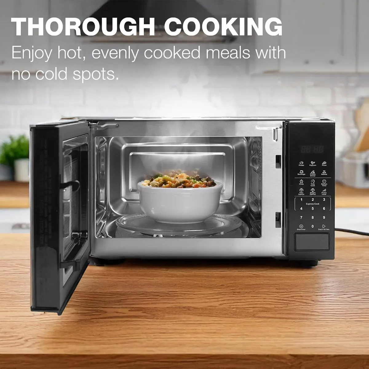 800W 20L Digital Microwave Stainless Steel - Image 3