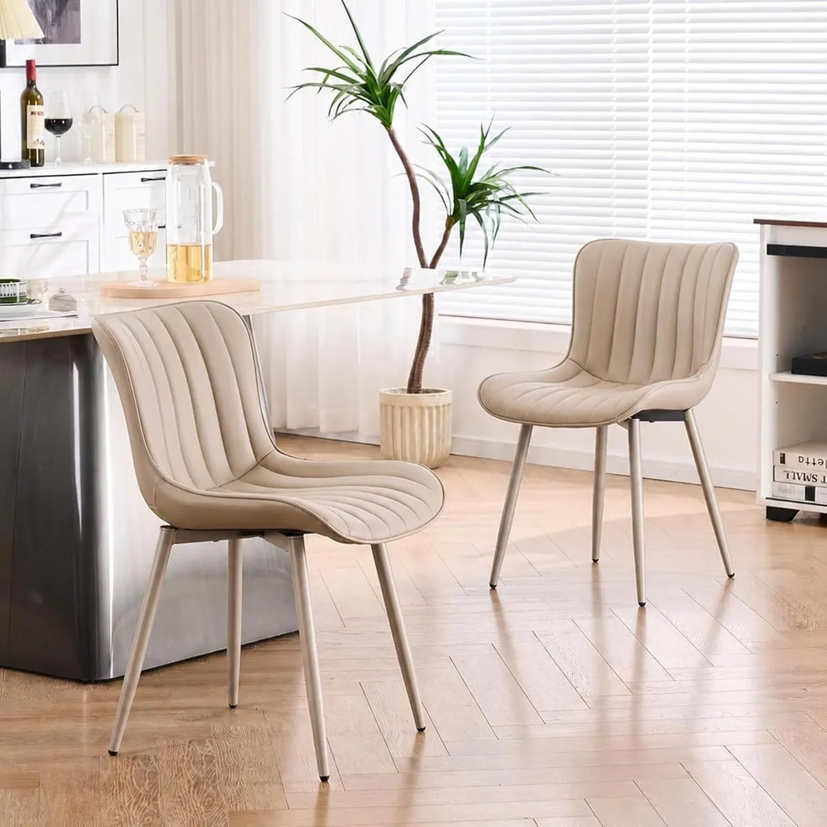 Dining Chairs Modern Kitchen Room (Set of 2) - Image 1