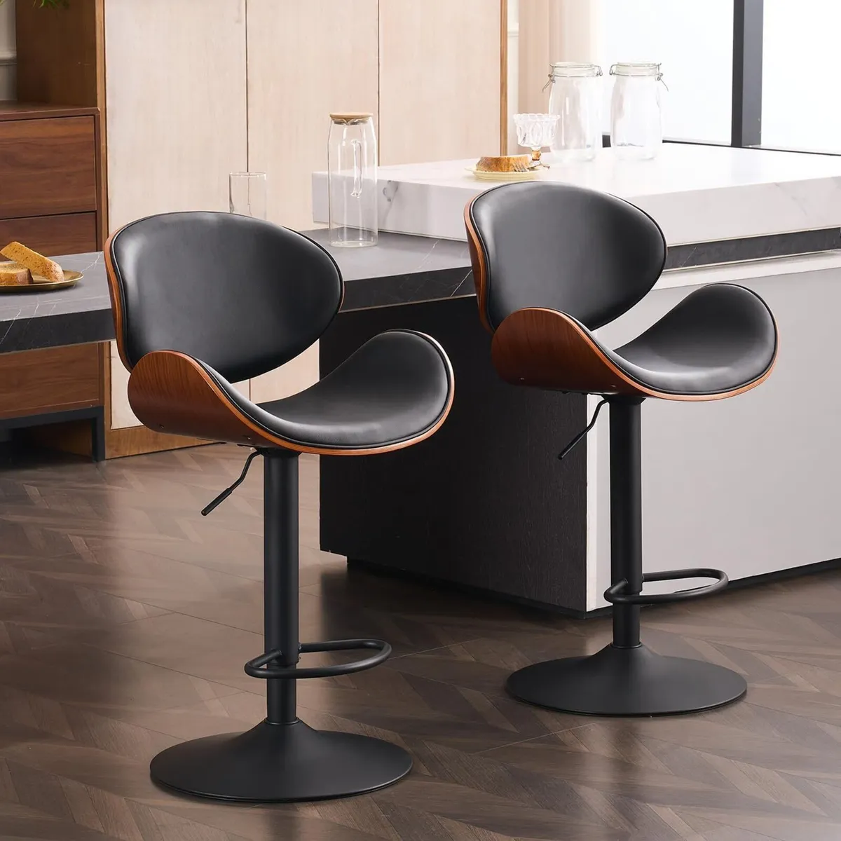 Single Bar Stools Bentwood Kitchen - Image 3