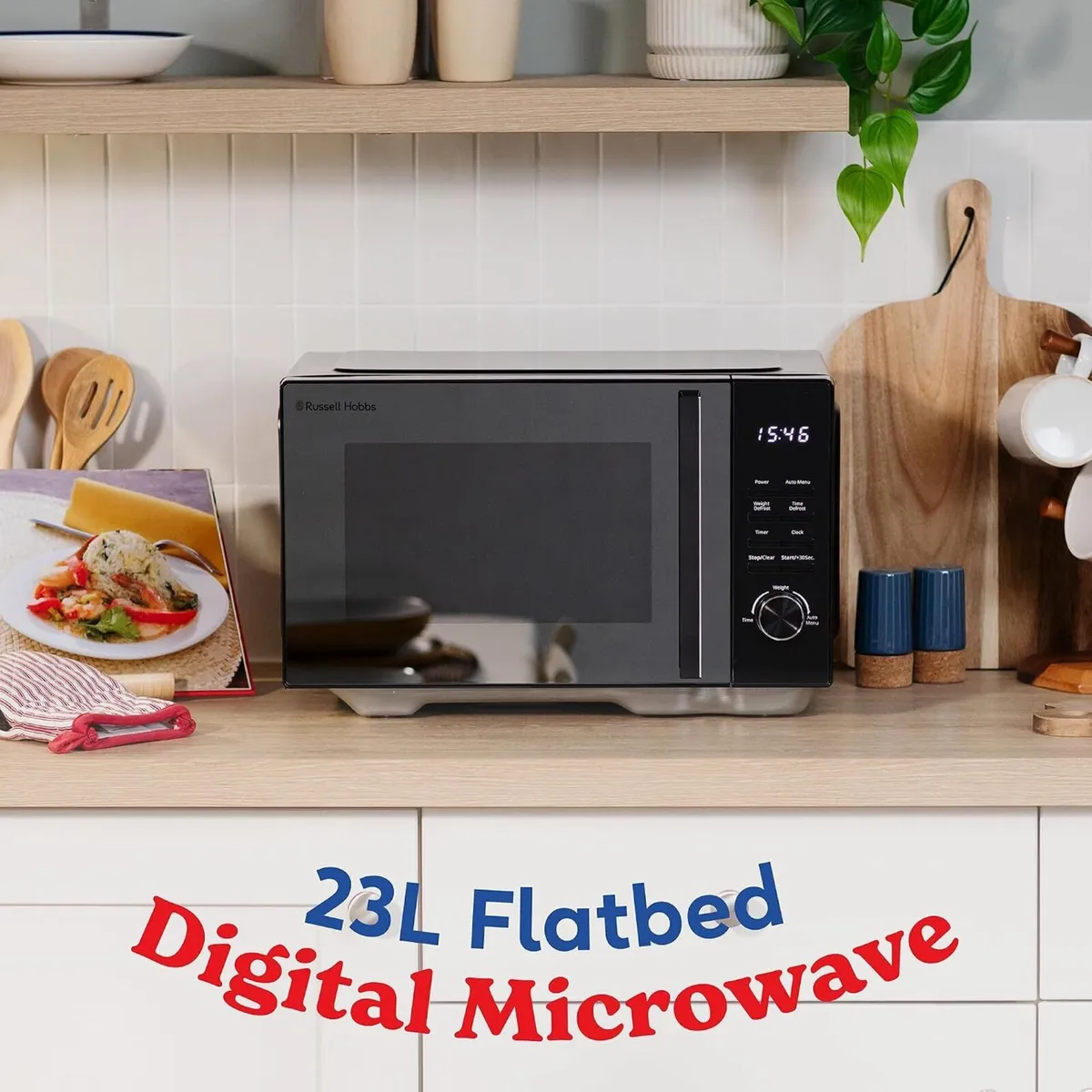 23L Flatbed Digital Microwave with 800W Power 8 - Image 3