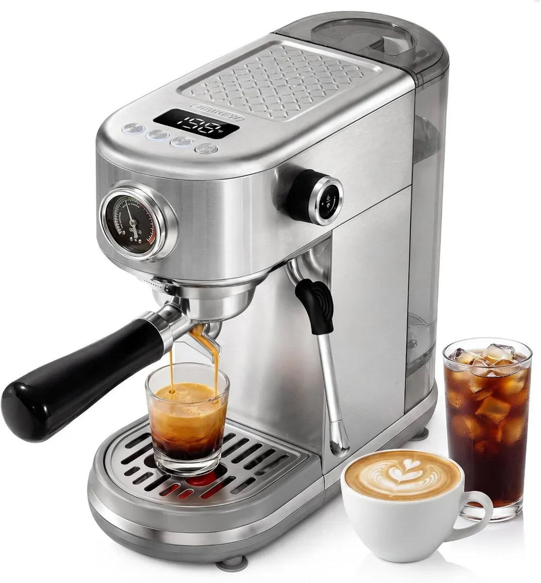 H10b Programmable Espresso Machine with LED - Image 1