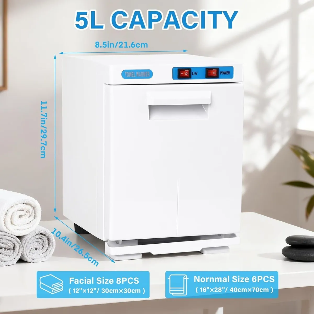 8L Hot Towel Warmer Cabinet 3 in 1 - Image 4