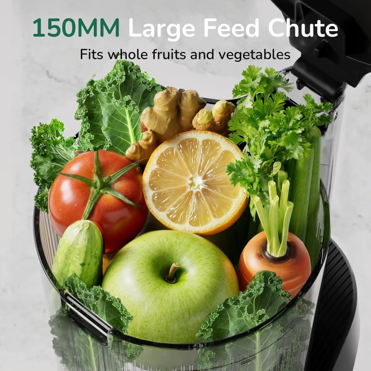 3-In-1 Cold Press Juicer Machines 150MM Feed Chute - Image 2