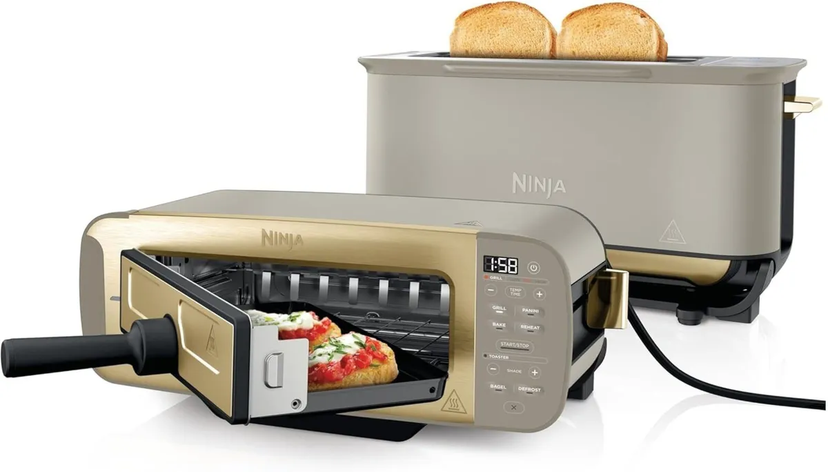 Foodi 3-In-1 Toaster Grill and Panini Press - Image 1