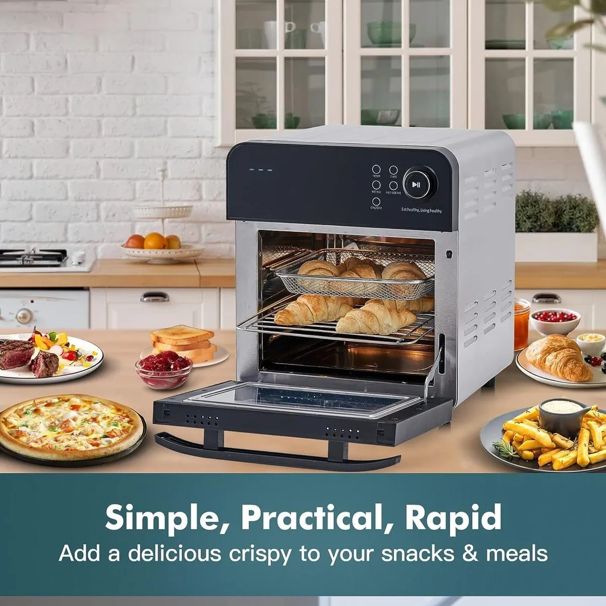 14.5L Digital Air Fryer 8-In-1 Countertop - Image 3