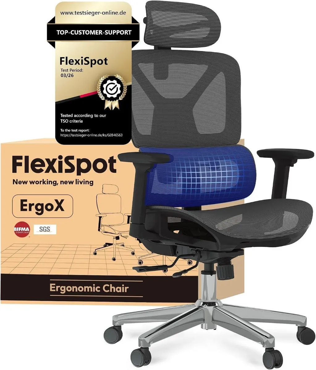 Ergonomic Office Chair Desk 3d Armrests Headrest - Image 1