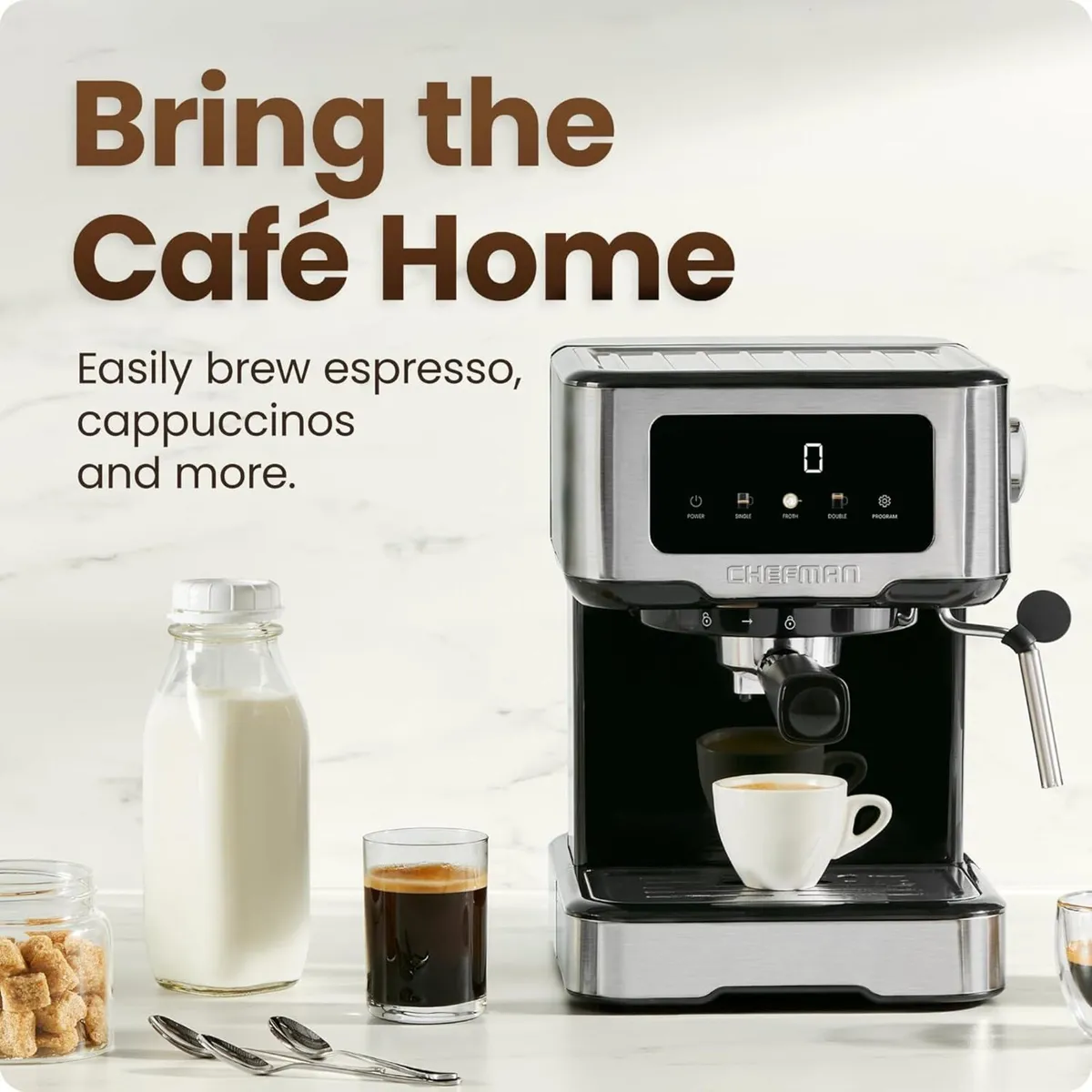Craftbrew Espresso Machine 15-Bar Steam Wand - Image 2