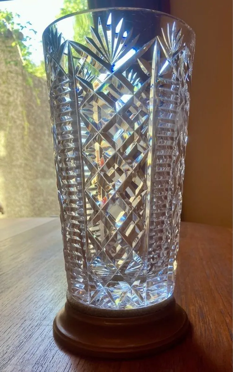 Waterford Crystal Clare Cut 8" Vase, mid 1950s. - Image 1