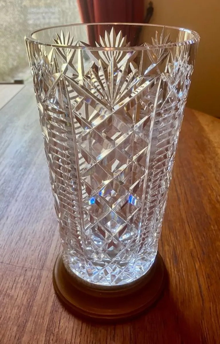 Waterford Crystal Clare Cut 8" Vase, mid 1950s. - Image 2