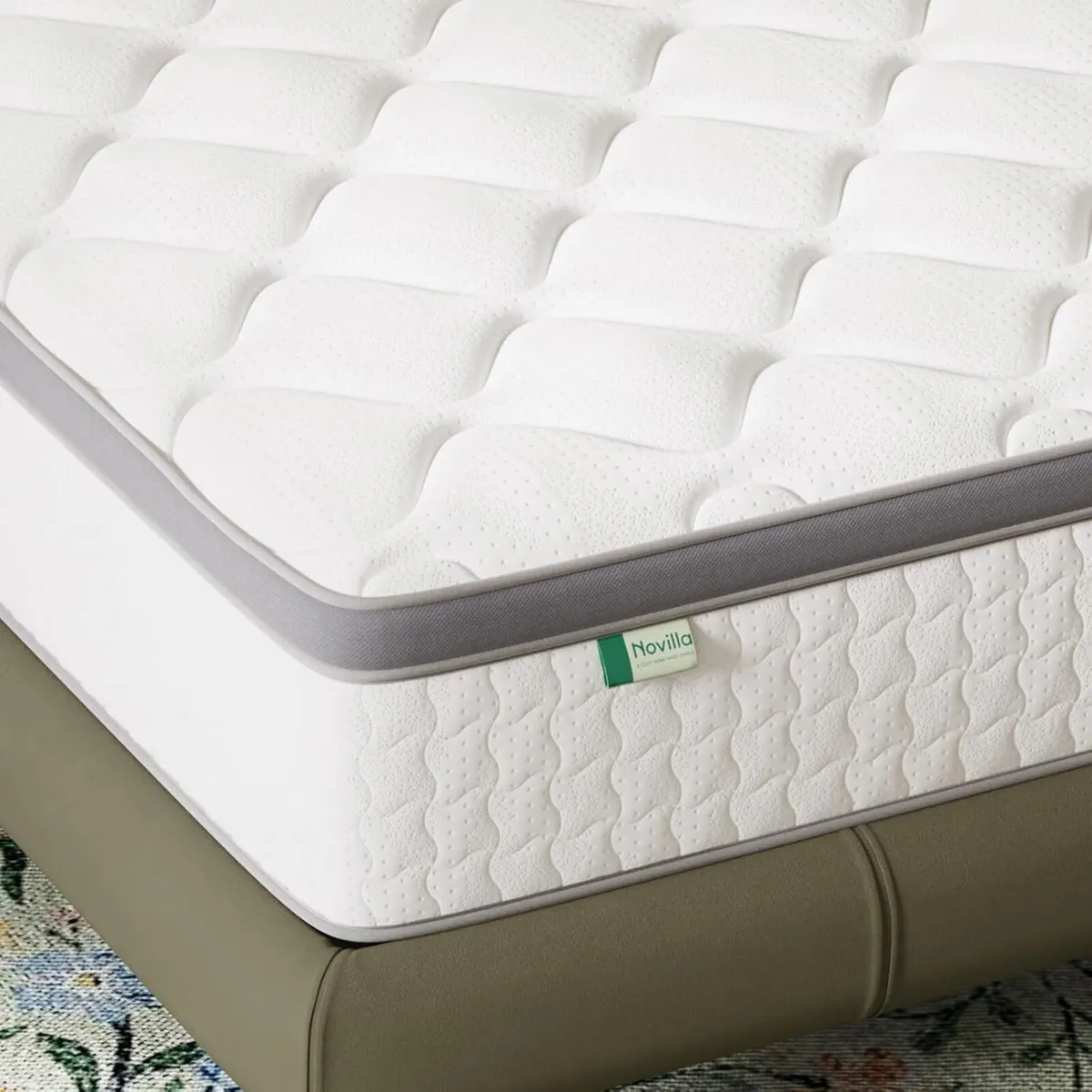 Mattress 25CM Medium Firm Hybrid Mattresses - Image 1