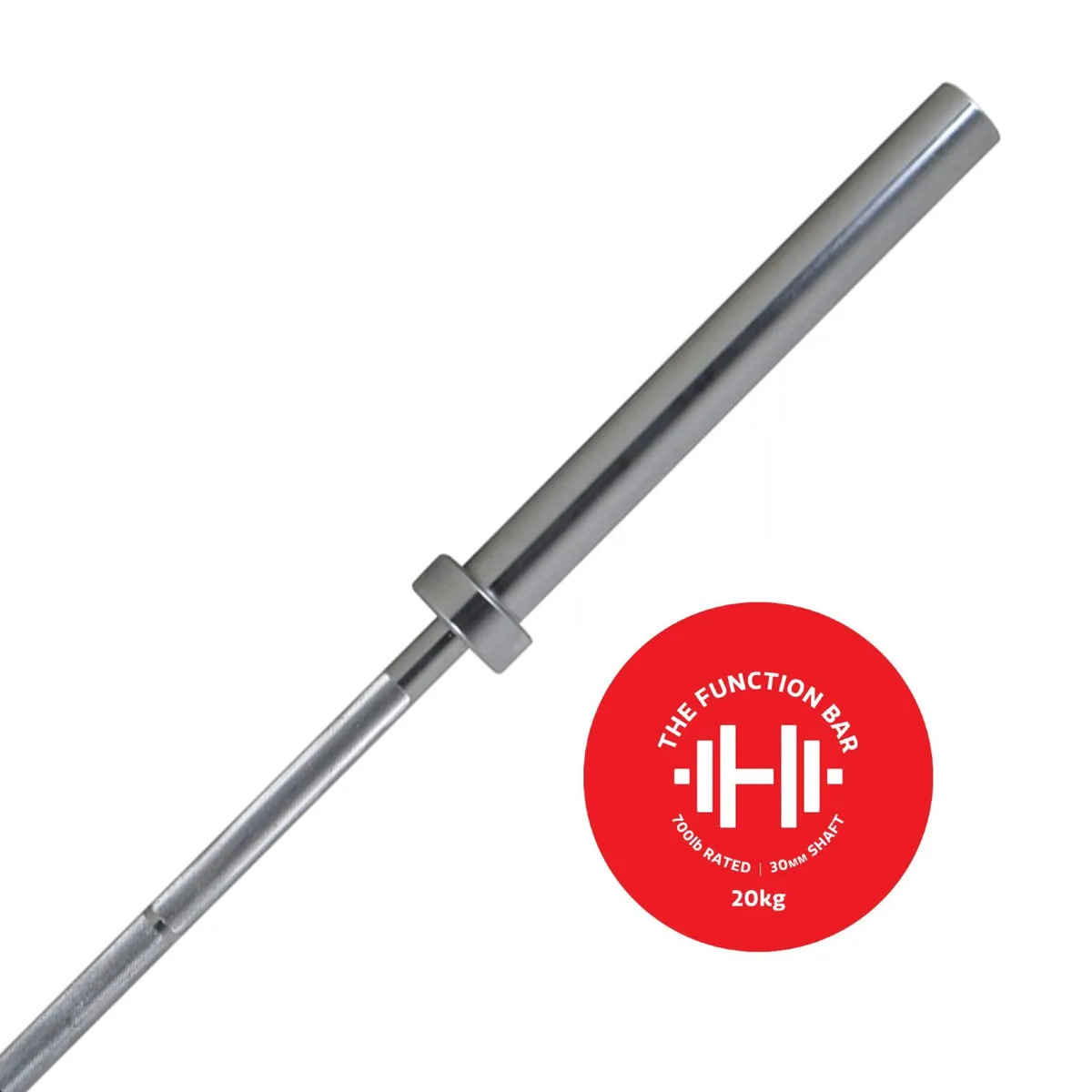 7 Foot 20KG Olympic Barbell with Spring Collars - Image 1