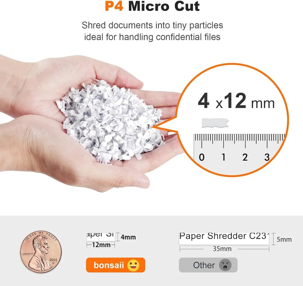 100-Sheet Auto-Feed Micro-Cut Heavy Duty Shredder - Image 3
