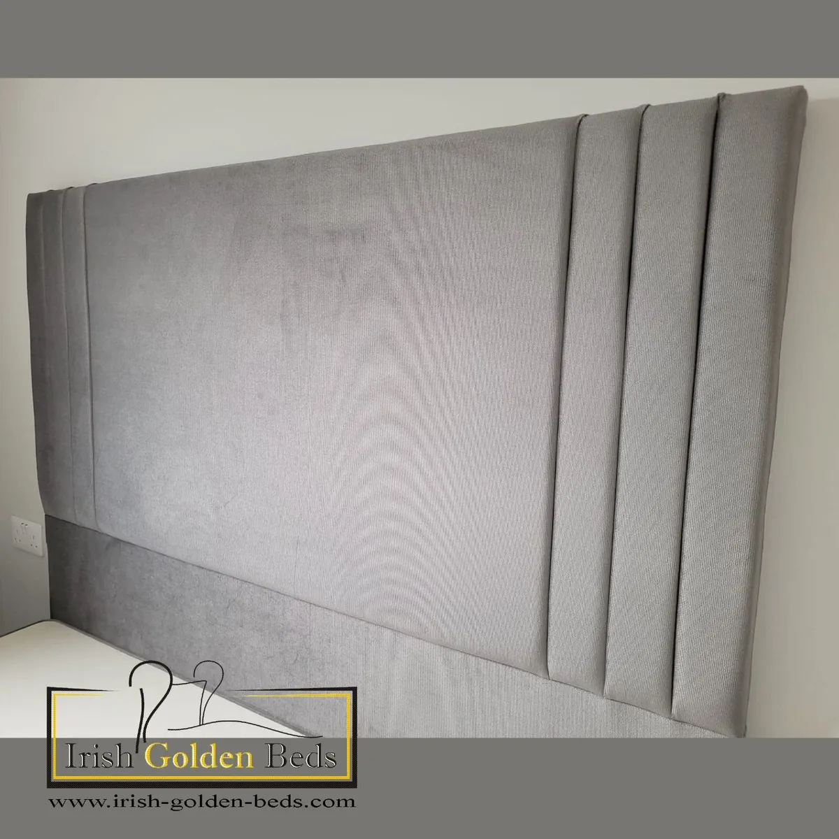 bed +headboard, free deliveryhttps://www.irish-gol - Image 1