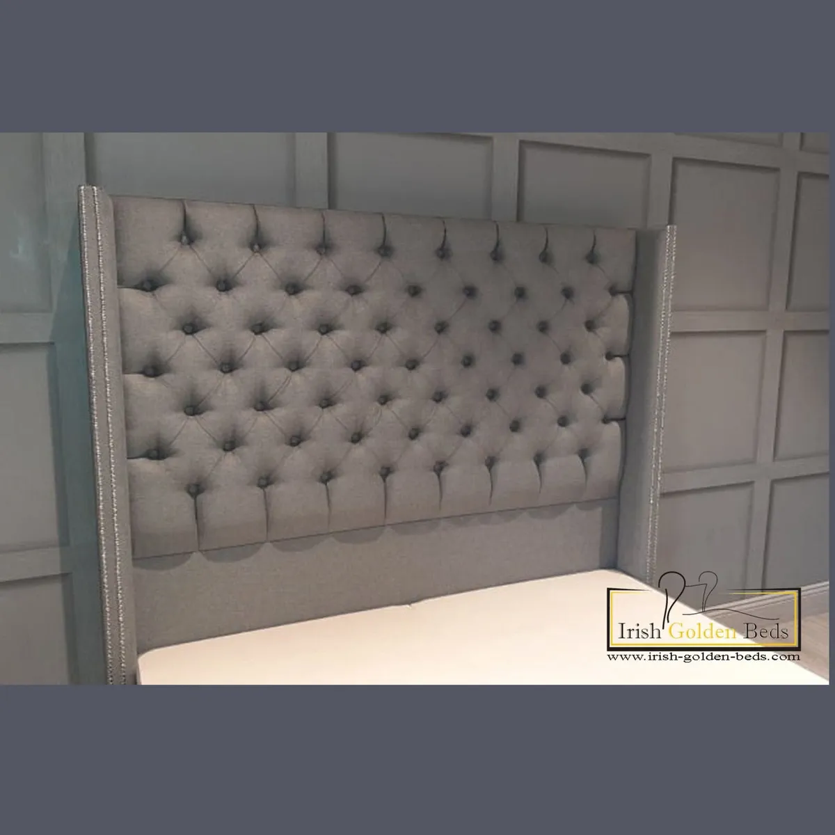 bed +headboard, free deliveryhttps://www.irish-gol - Image 4