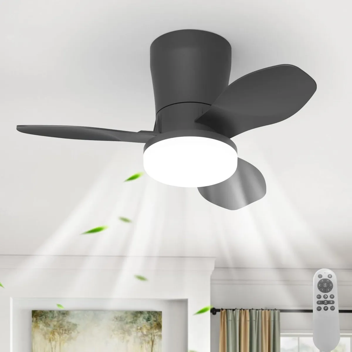 Ceiling Fans with Lights Modern Fan Light - Image 1