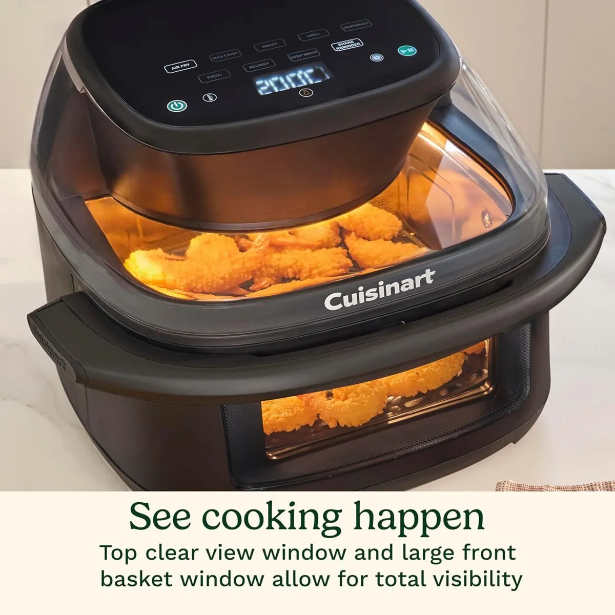 Cuisinart 8.5L Clearview 8-In-1 Glass Window Air - Image 4