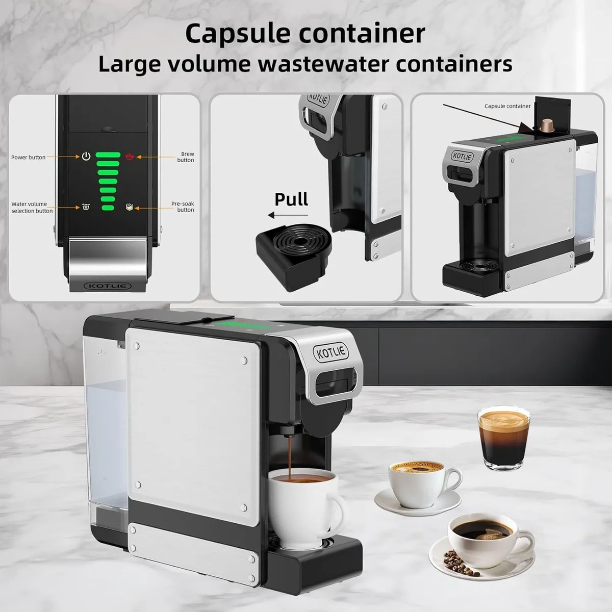 Coffee Pod Machine 4 in 1 Multi-Capsule - Image 3