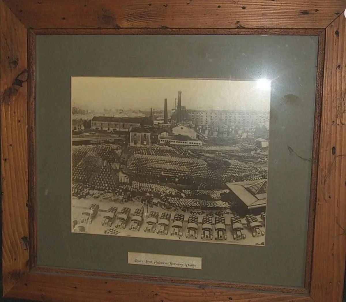 Vintage Framed Guinness Brewery Dublin Print - Image 2