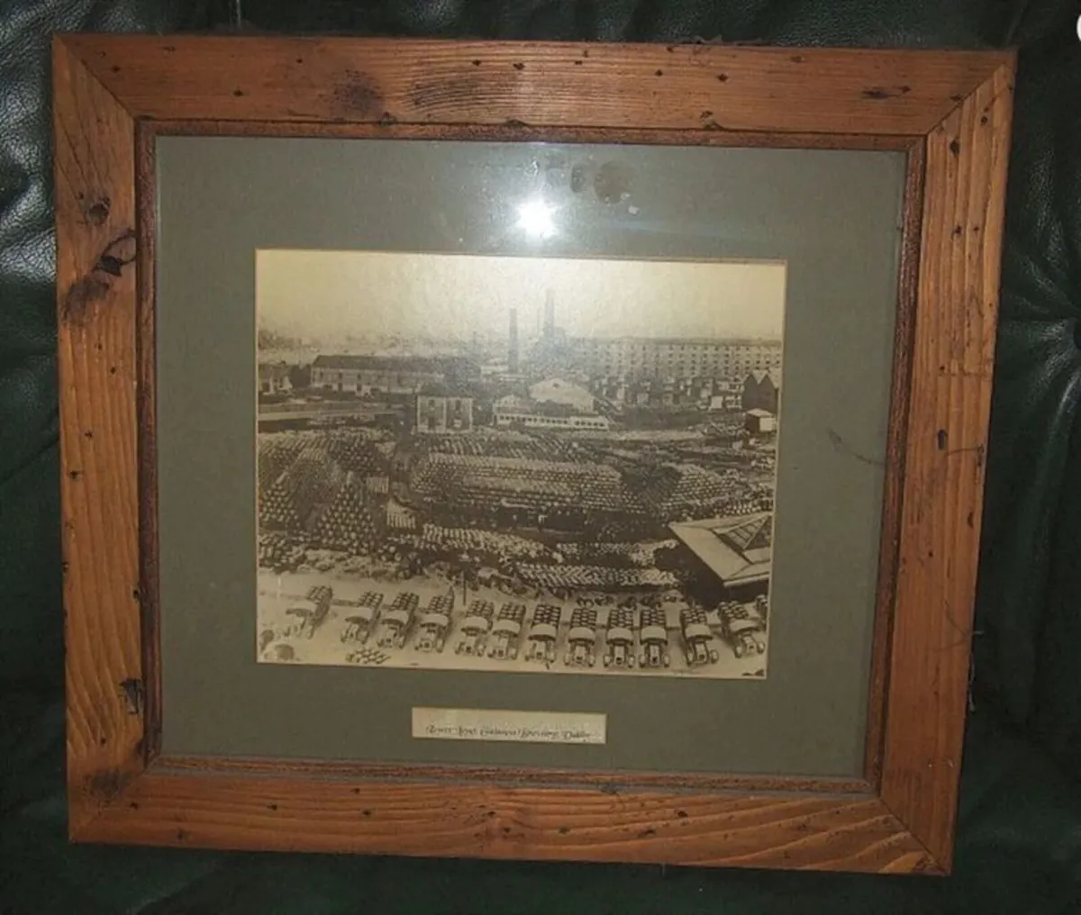 Vintage Framed Guinness Brewery Dublin Print - Image 1