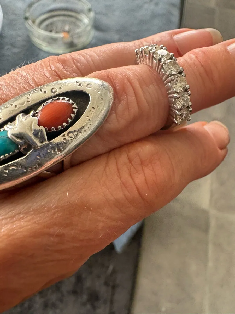 Diamond Ring 18ct 7 Diamonds Engagement