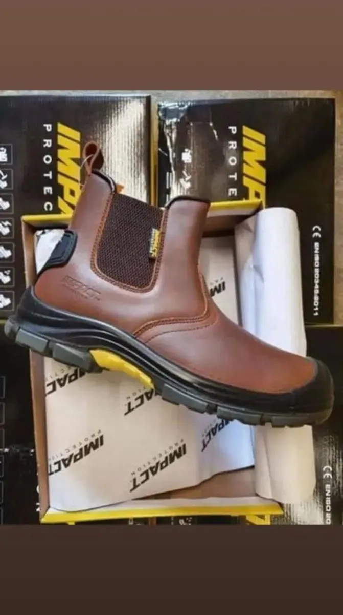 Brand New Safety Impact Work Boots - Image 2