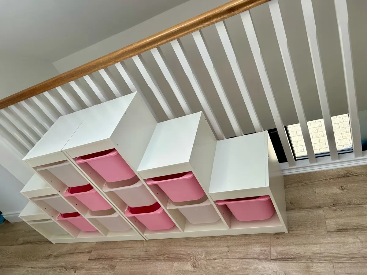 2 Ikea Trofast Storage combination with boxes - Image 2