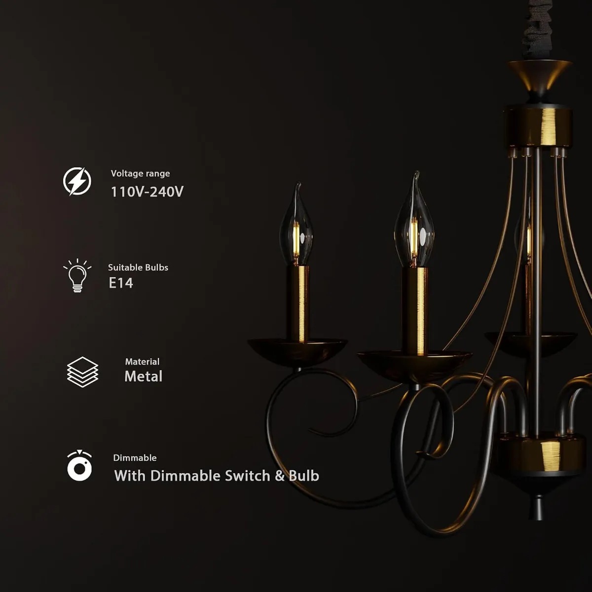 Modern Industrial K9 Clear Crystal Chandelier - Image 3