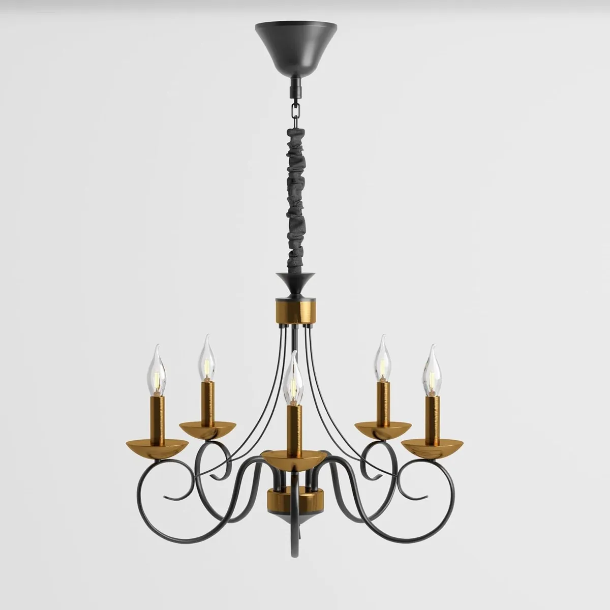 Modern Industrial K9 Clear Crystal Chandelier - Image 4