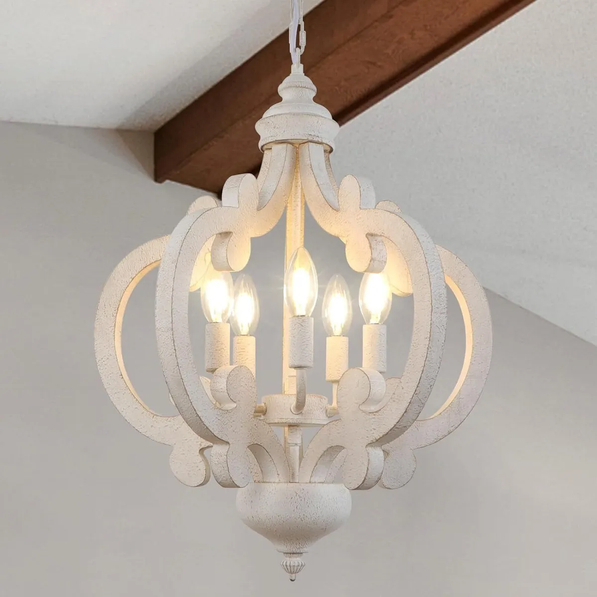 Chandelier 5-Light Vintage Rustic Chandeliers - Image 1