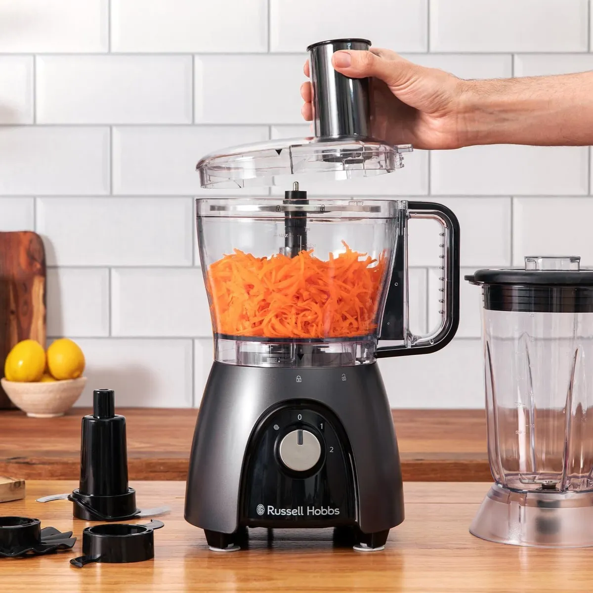 Food Processor 900W Peak Power Matte Finish - Image 2