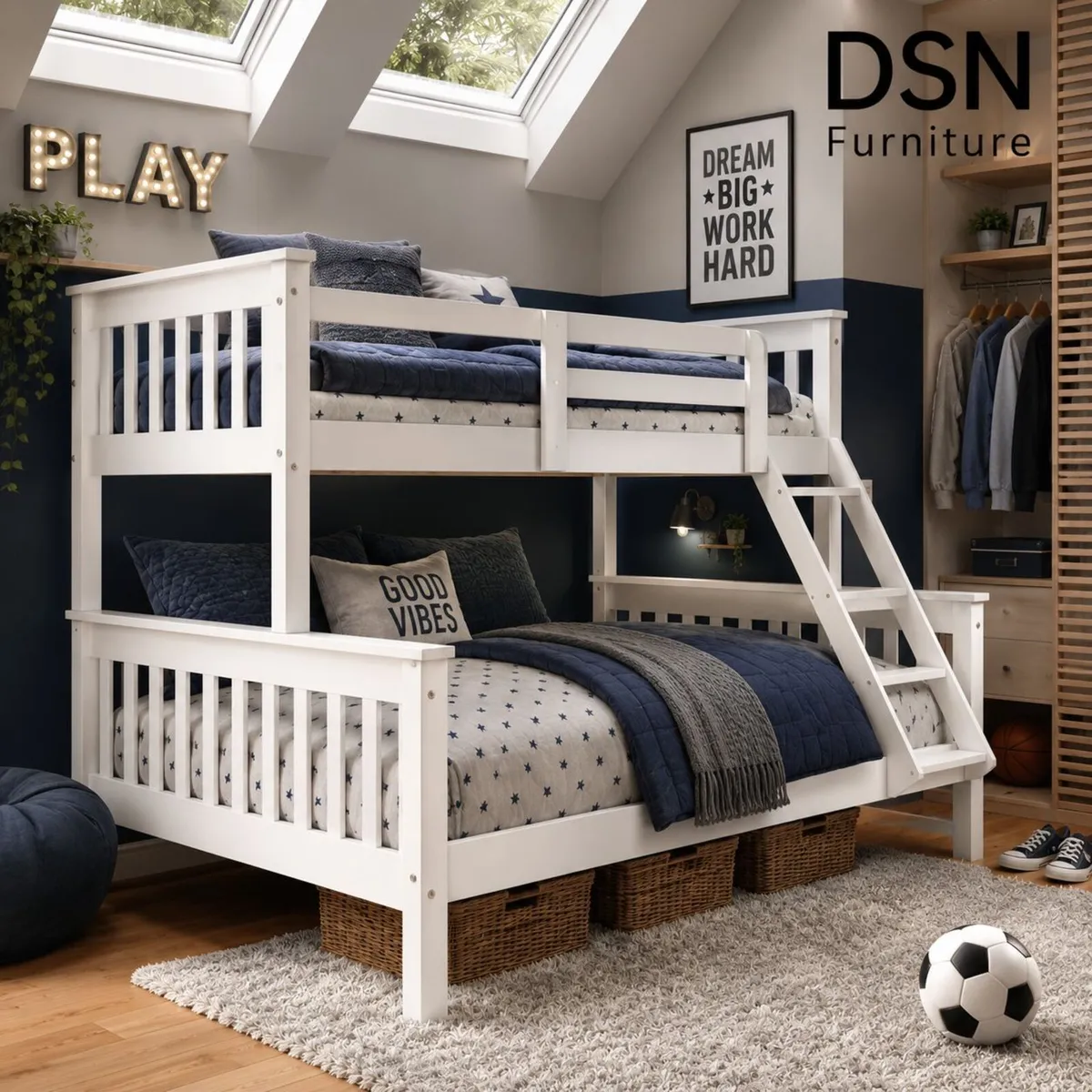 TRIPLE SLEEPER BUNK BEDS - Image 1