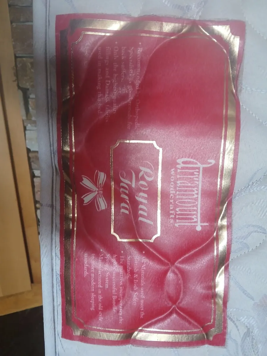 Double orthopaedic mattress Royal tara - Image 3