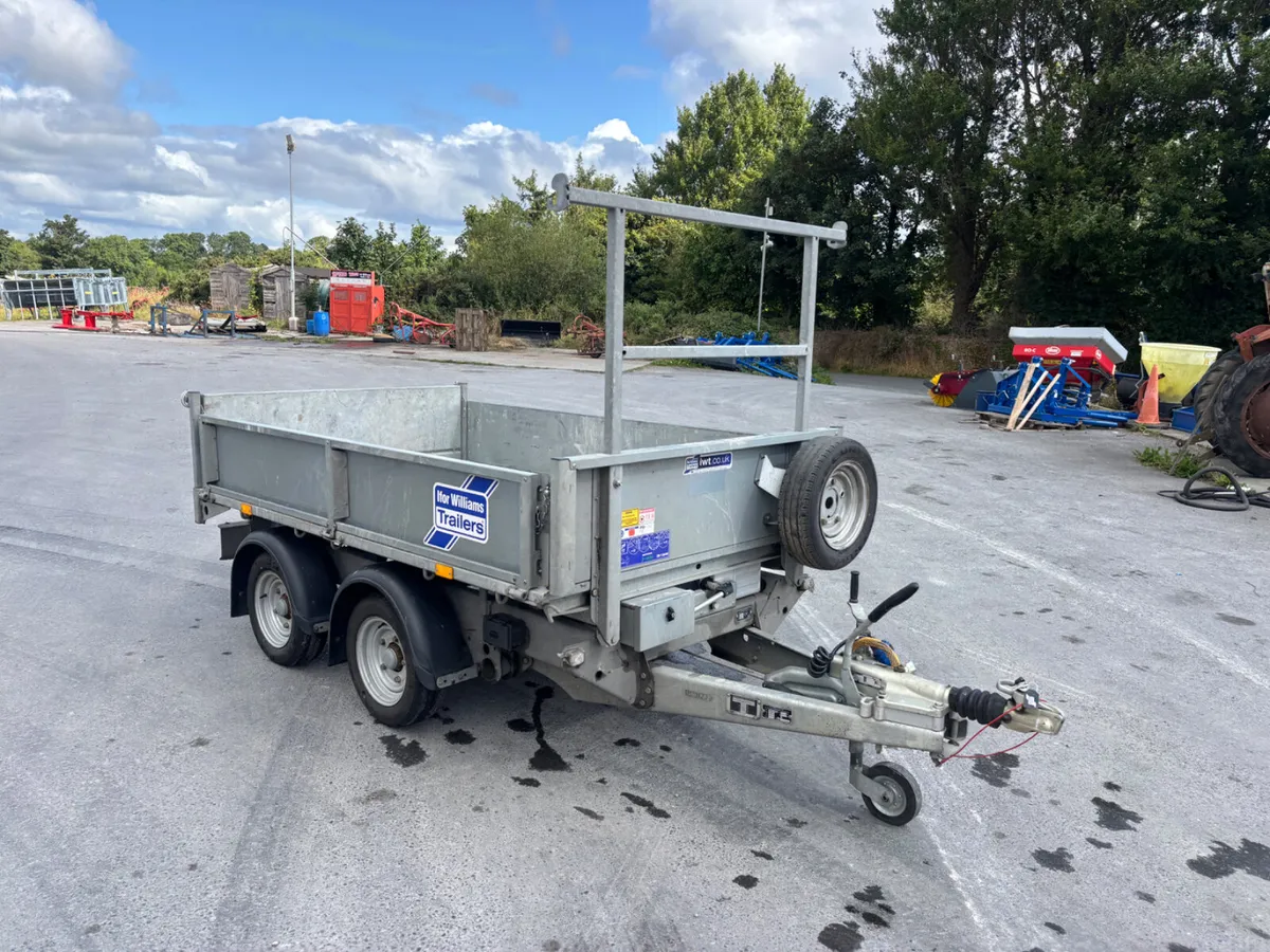 ifor williams 8ft tipping trailer - Image 1