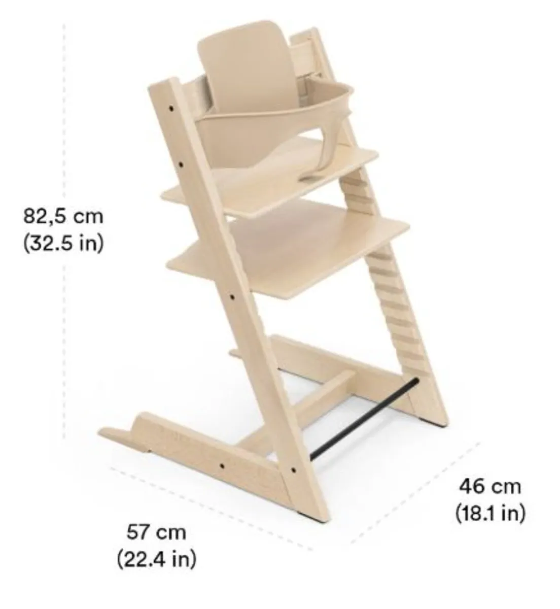 Stokke Tripp Trapp chair - With Spare seat - Image 2
