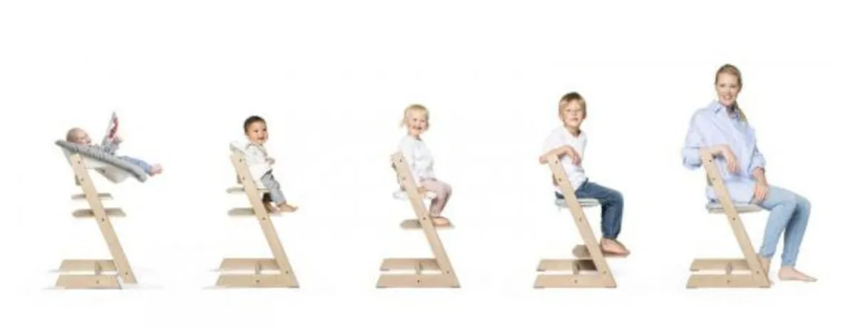 Stokke Tripp Trapp chair - With Spare seat - Image 1