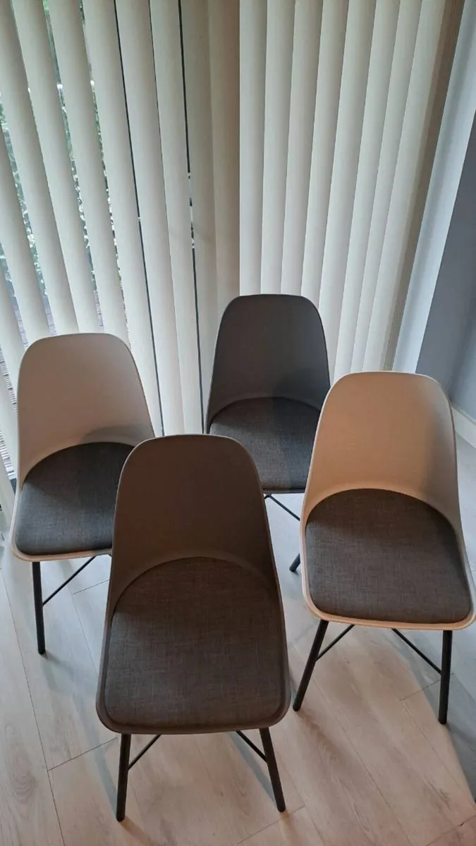 Dining chairs set (X4) - Harvey Norman chairs - Image 1