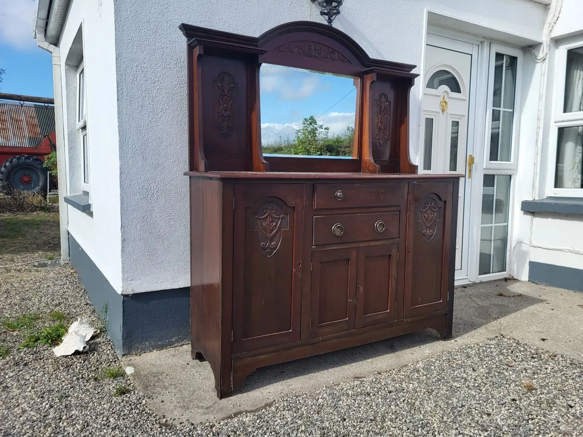 Antique Mahogany Cabinet - Image 2
