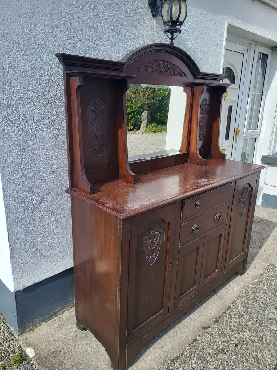 Antique Mahogany Cabinet - Image 3