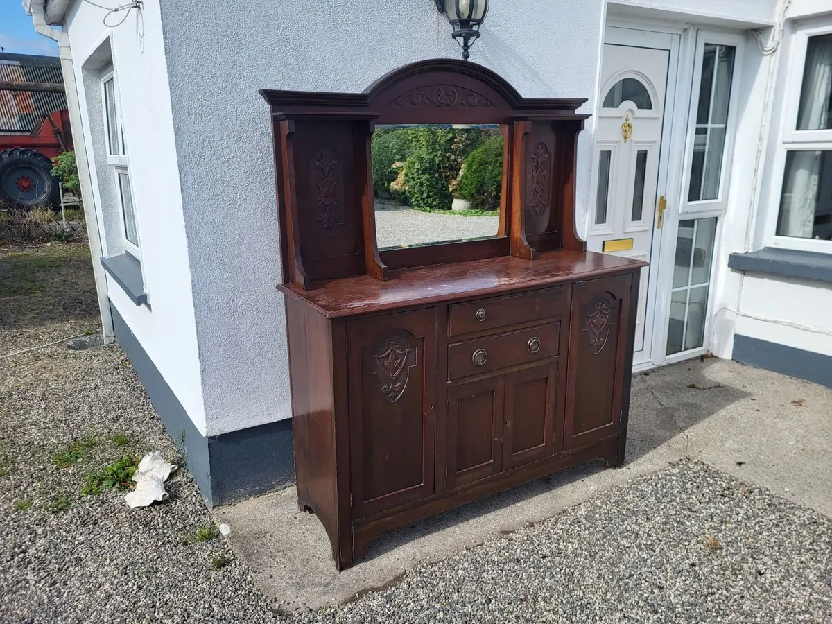 Antique Mahogany Cabinet - Image 4