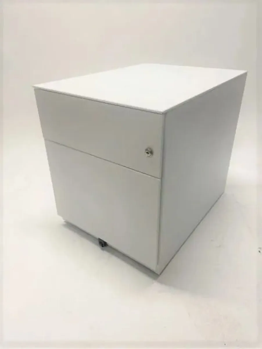 Bisley Note White 2-Drawer Pedestal