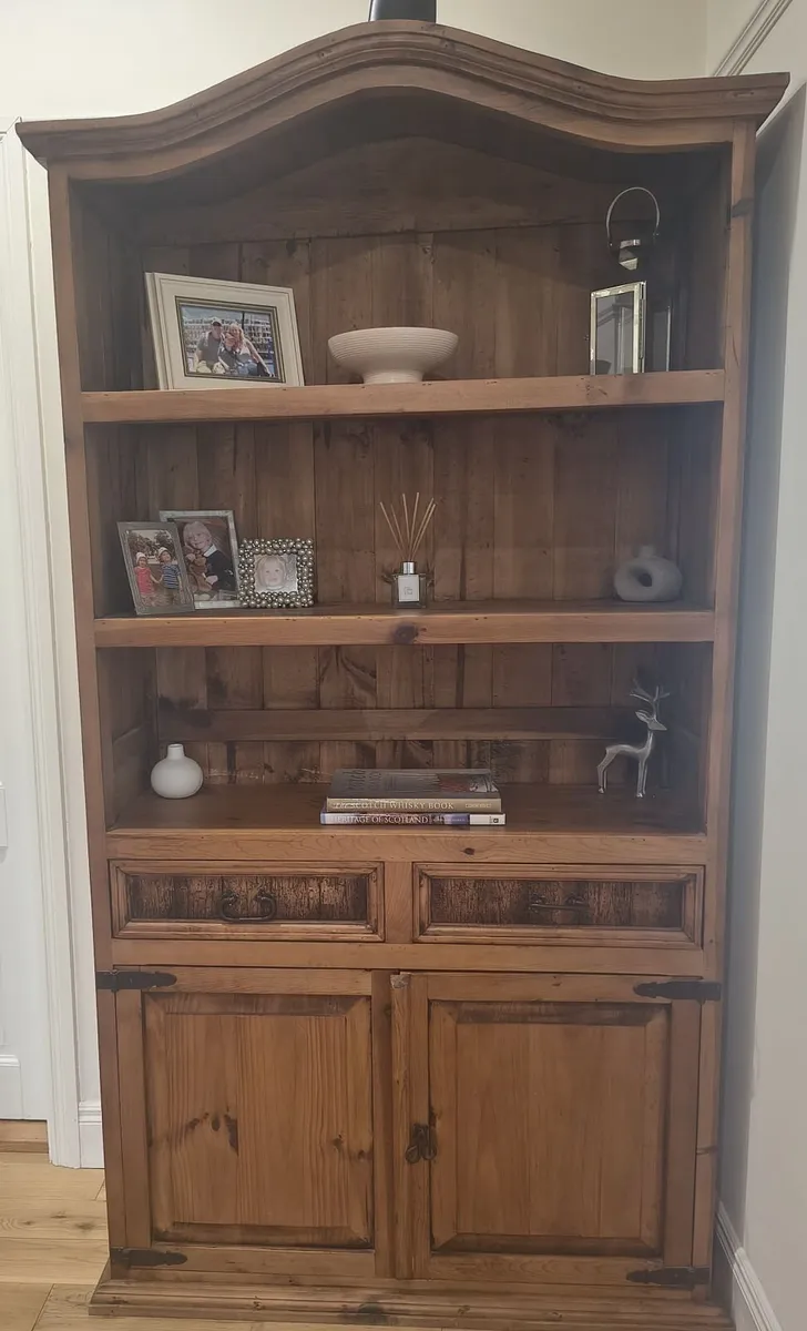 Solid wood dresser, display cabinet, bookcase - Image 1